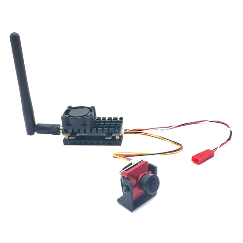 5.8GHz 2W 2000mW FPV Transmitter + 1200TVL Camera Combo 48CH Over 20Km Long Range for RC Drone Fixed Wing