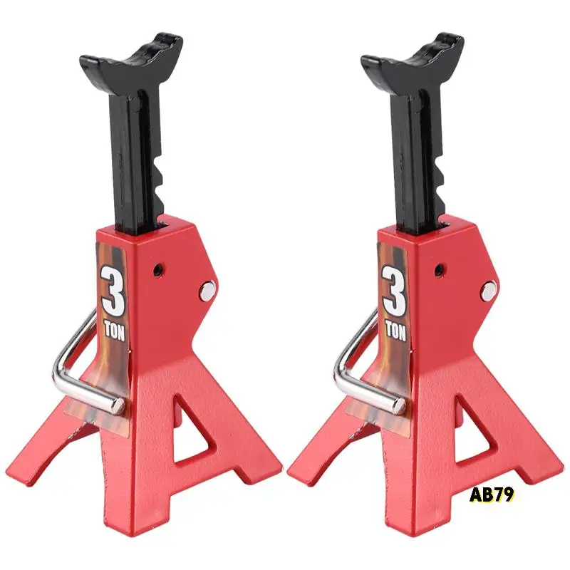 6Pcs 1/10 RC Cars Metal Jack Stands Repairing Tool RC Crawler Climbing Car Repair Tools Diecasts Vehicles Model Parts,3T