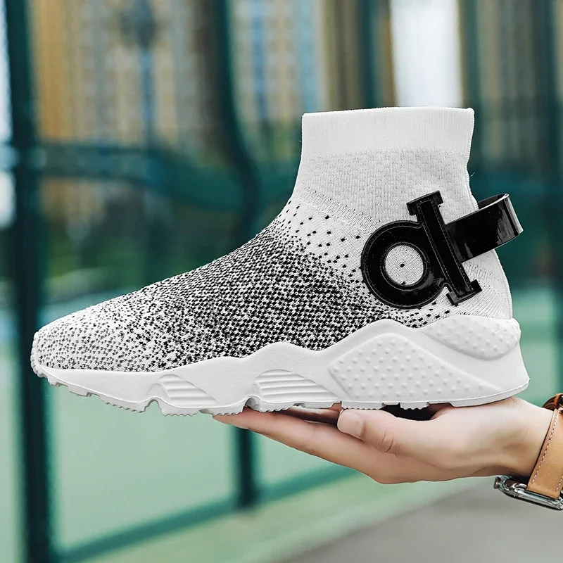 MAEDEF High-top Sock Sneakers Man Casual Shoes Fashion Sneakers Breathable Lightweight Male Walking Footwear Zapatillas Hombre