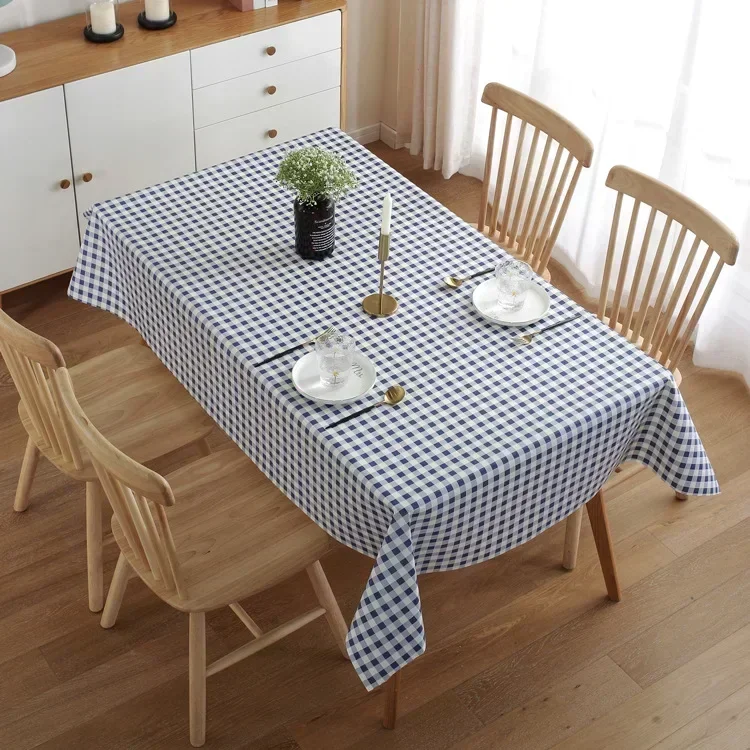 1pc Lemon Pattern PVC Tablecloth Home Waterproof Oil-proof Washable Dust-proof Table Cover Tabletop Kitchen Dining Table Decor