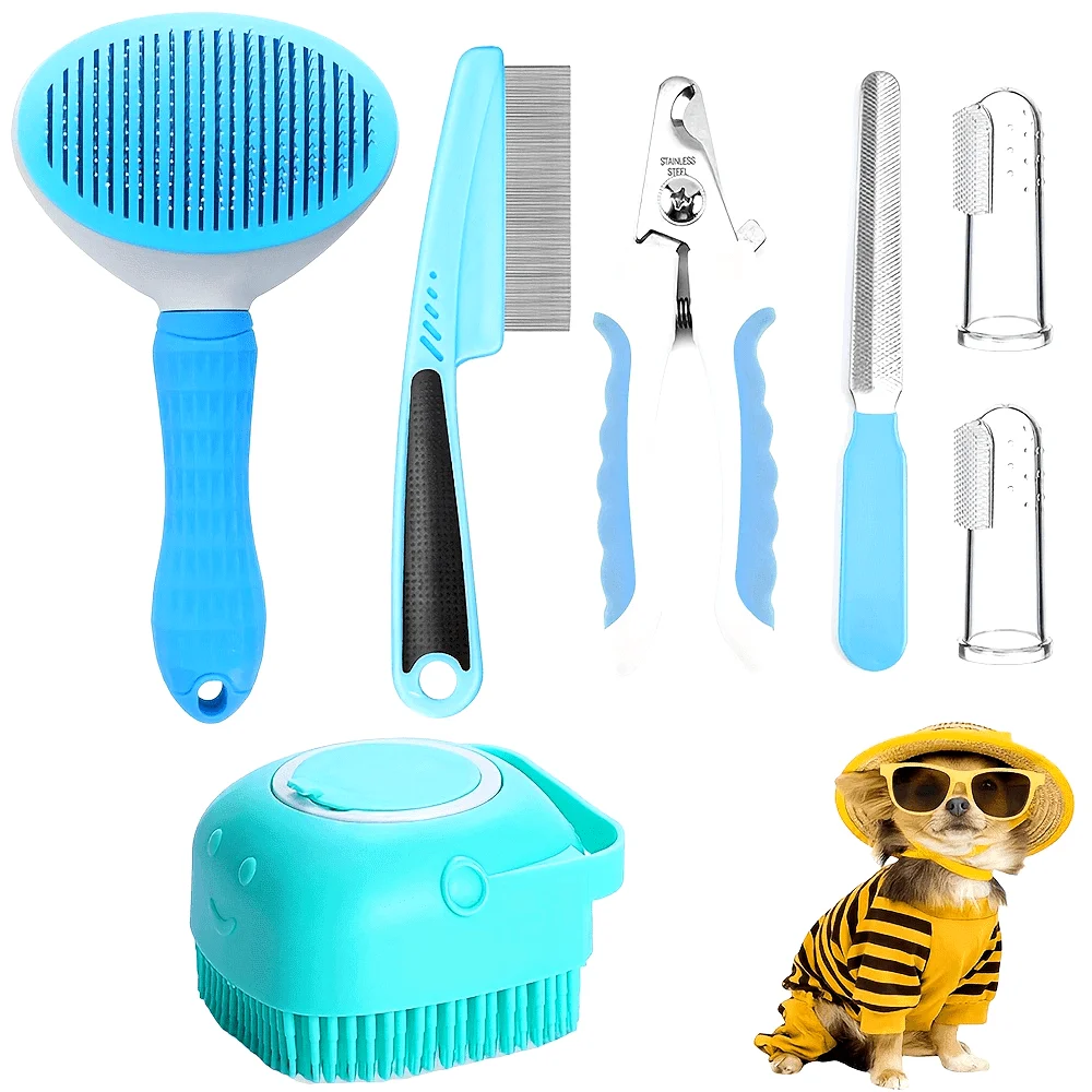 7-Piece Pet Groomin…