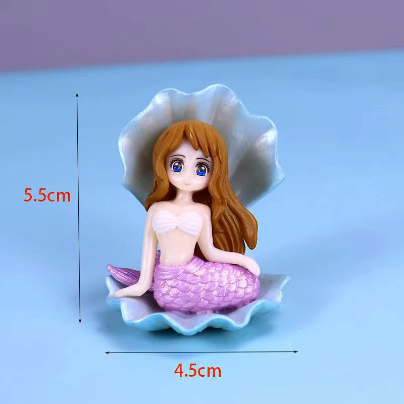 Aquarium Ornament Mermaid Resin Ornament Creative Cartoon Aquarium Fish Tank Landscaping Decoration