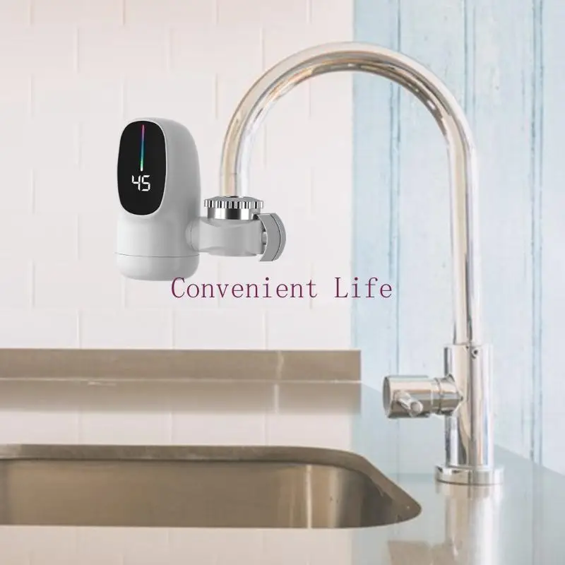 

L1EE Multipurpose Quick Heating Rotatable Electric Water Tap Convenient for Kitchen and Bathroom with Safe Use Designs