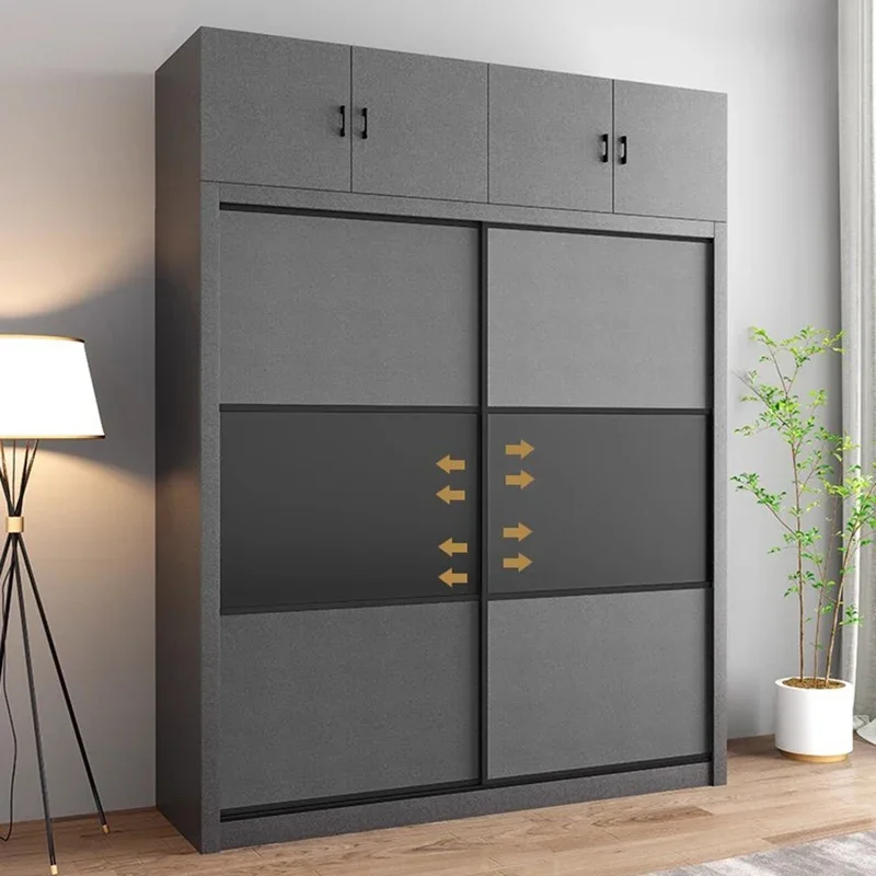 X-S Space Saving Modern Closet Organizer Bedroom Clothes Wardrobe Partitions Cupboard Living Room Shelves HG