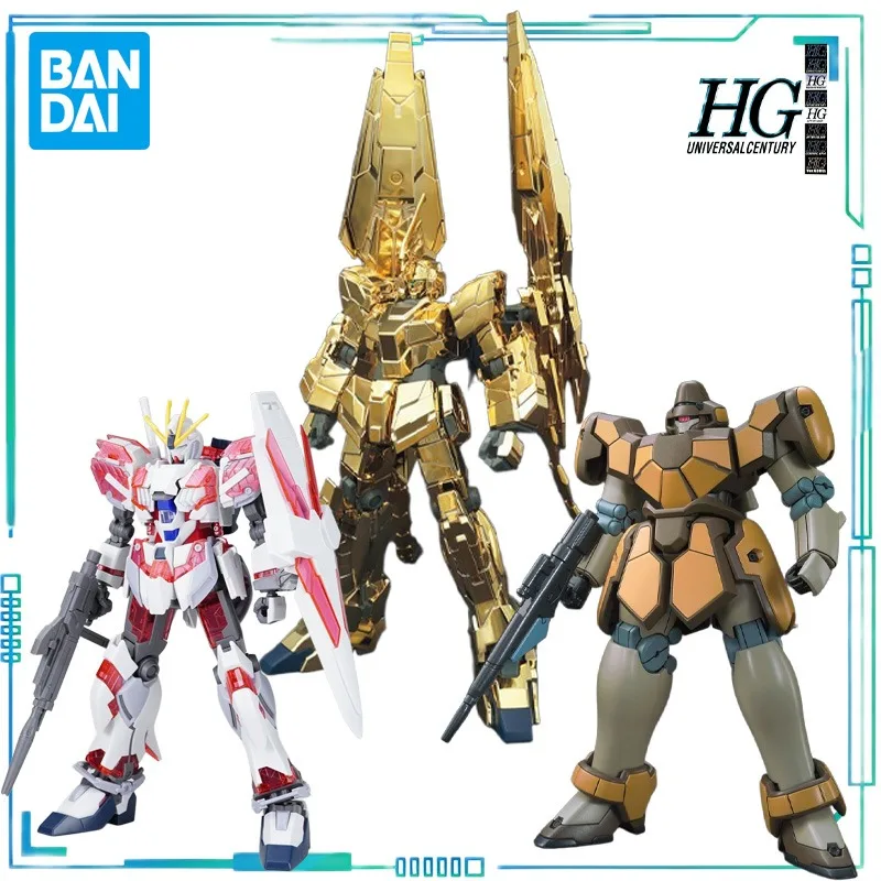 

BANDAI Genuine HGUC Assembly Model Series Normal Version H222 Narration Gundam，H223 Magnak，H227 Unicorn Gundam Assemble Model