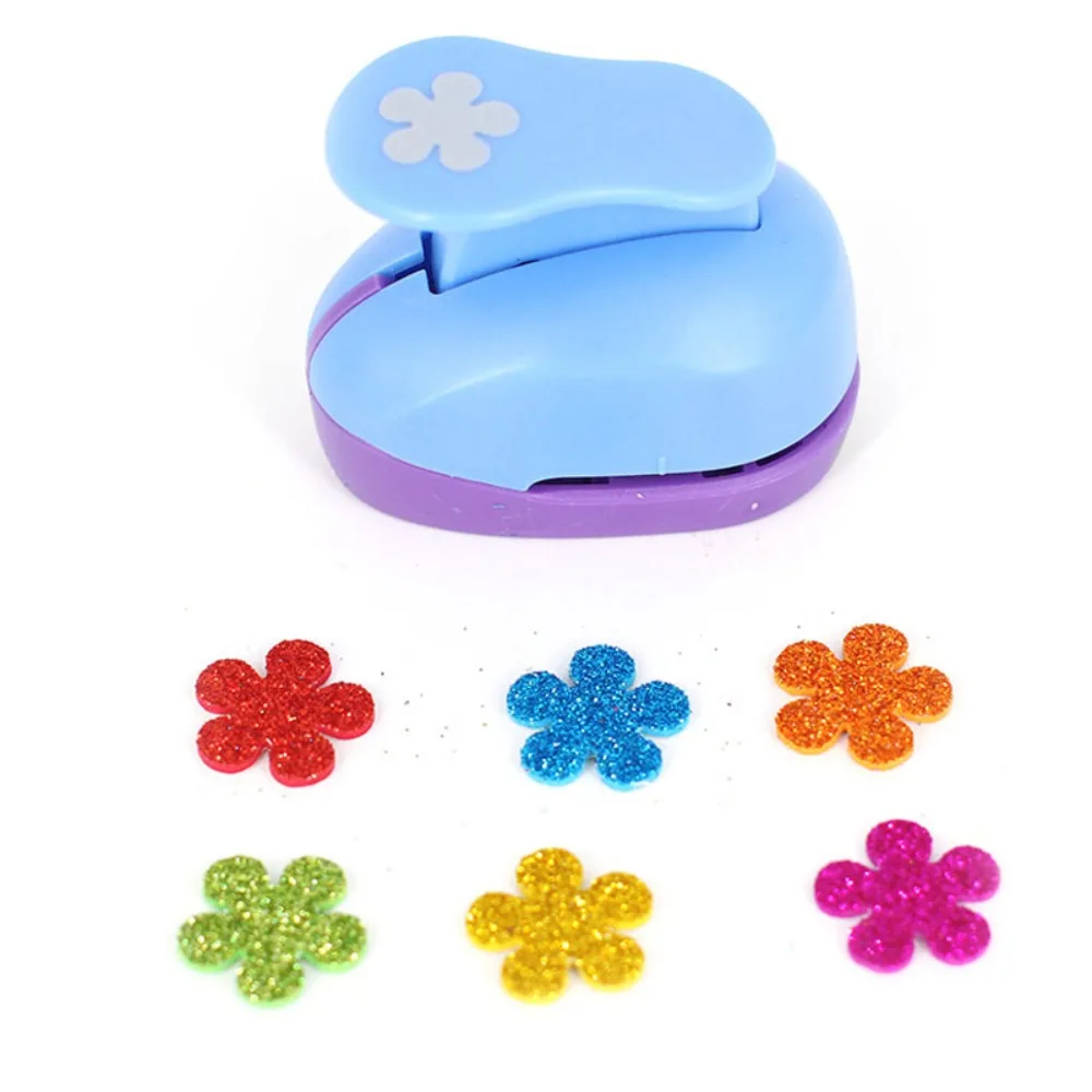 Creative Plastic Paper Hole Punch Different Shapes Hole Punch Multicolored Punch Set Shape Punch Craft Set DIY Crafting