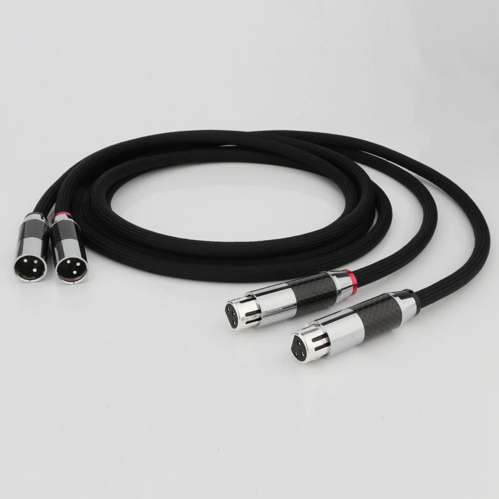 Nordost Silver Plated XLR Cables Style Flat For Multimedia CD DVD Player AMP HIFI Audio Balance Signal Wire