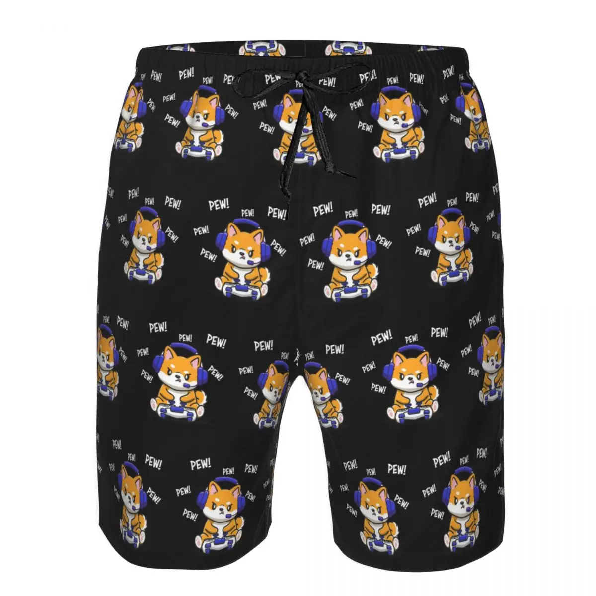 Shiba Inu Trunks Beach Board Shorts Casual Quick Dry Swimming Summer Men Pants
