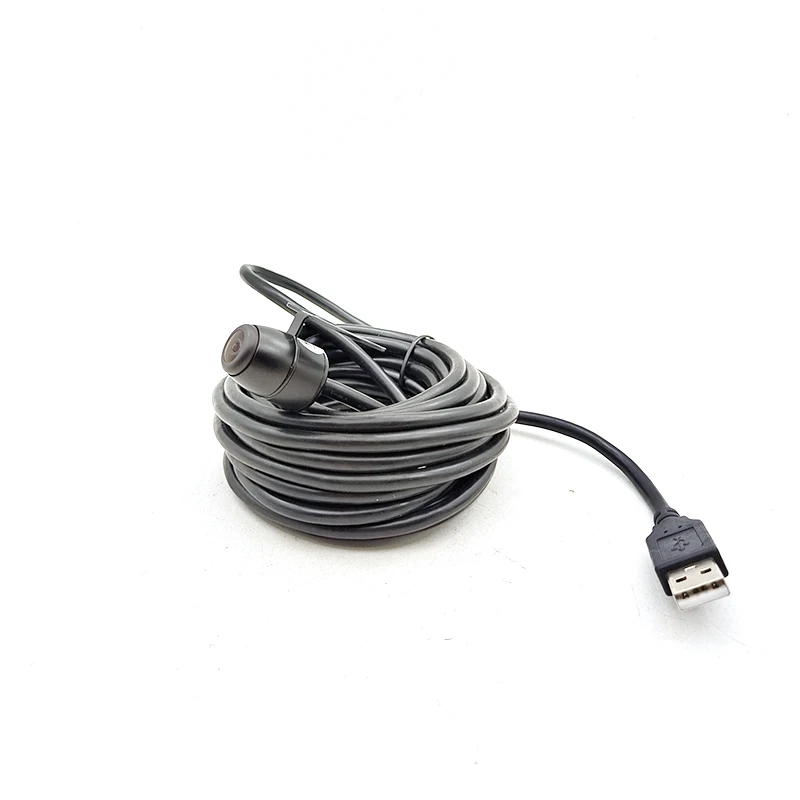 Caméra de voiture USB étanche avec objectif grand angle, 720P HD CMOS, 2.8mm, IP67 UVC, câble de 5 mètres/3 mètres de long