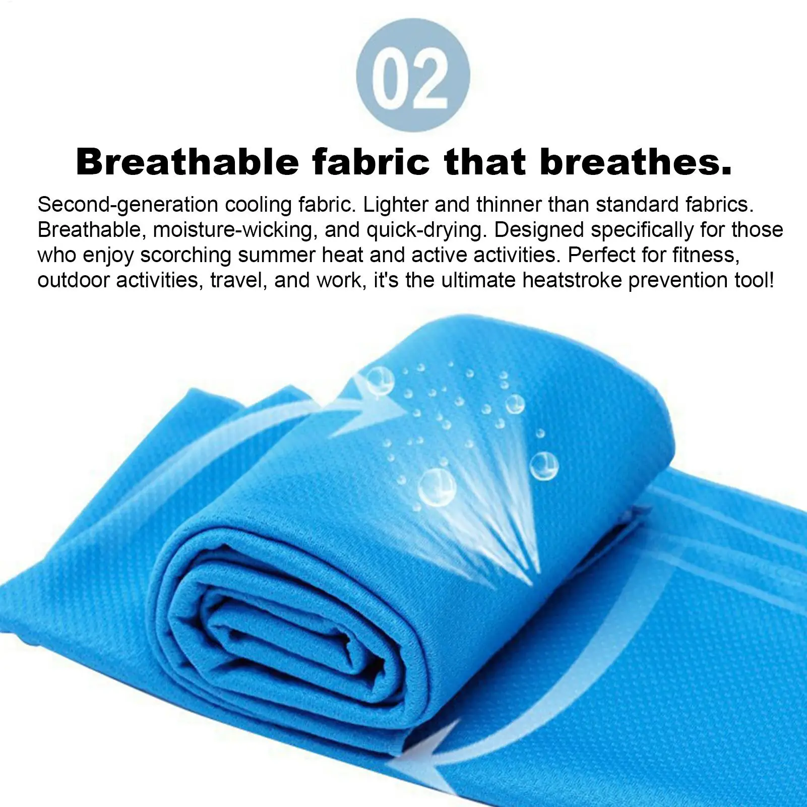 مناشف التبريد للرقبة، منشفة تبريد خارجية، لفافة ثلج، قماش ماص للعرق لليوجا وبستاني الشاطئ والمشي لمسافات طويلة وسيارة الربيع