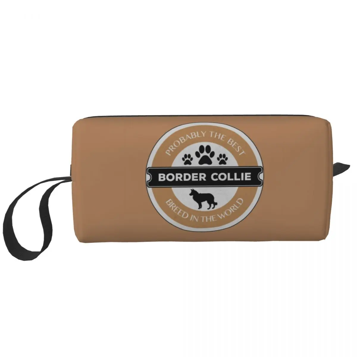 

Fashion Border Collie Best Breed Of Dog Travel Toiletry Bag Women Animal Pet Paw Makeup Cosmetic Bag Beauty Storage Dopp Kit