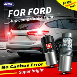 2pcs LED Brake Stop Lights Blubs Red Canbus Error Free For Ford C-Max Focus MK2 MK4 KA Van KA+ Mondeo MK1/2/3 Galaxy