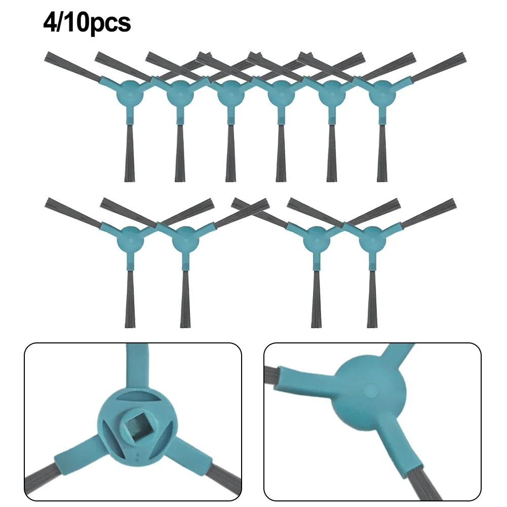 4/10Pcs Side Brushes Kit :For Conga2499 Ultra Home Advanced Robotic Vacuum Cleaner Accessories Household Sweeper Cleaning Tool