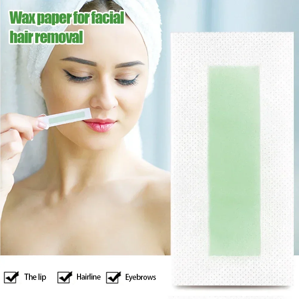 15Pcs New Facial Summer Professional Hair Removal Wax Paper Lip Sticker Ladies Face Non-Permanent Mustache Lip Hair Remover