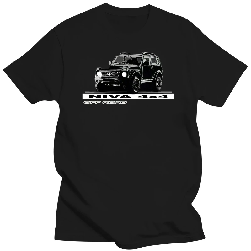 Lada Niva Off Road 4X4 Russsische Car Suv Suv Car 2019 Newest Men Funny Summer Men Clothing T Shirts