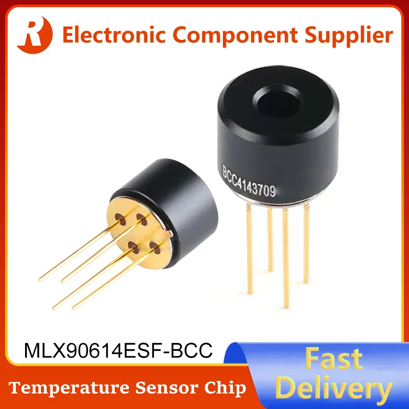 MLX90614 MLX90614ESF-BCC TO-39 IR Infrared Temperature Measuring Sensor High-Precision Non-Contact Probe 1PC 5PC ORIGINAL