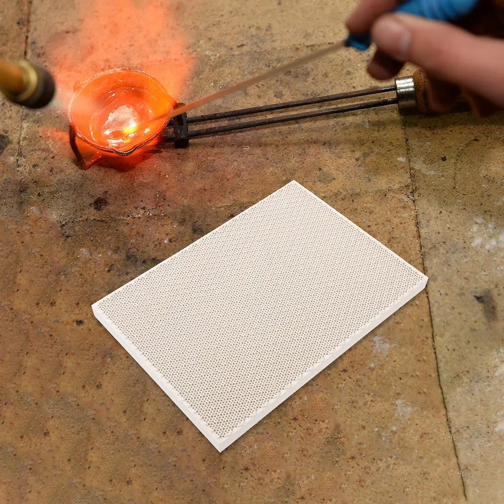 

2Pcs Honeycomb Soldering Board For Jewelry Making Ceramic Soldering Board For Casting Gold Silver Jewelry Tools