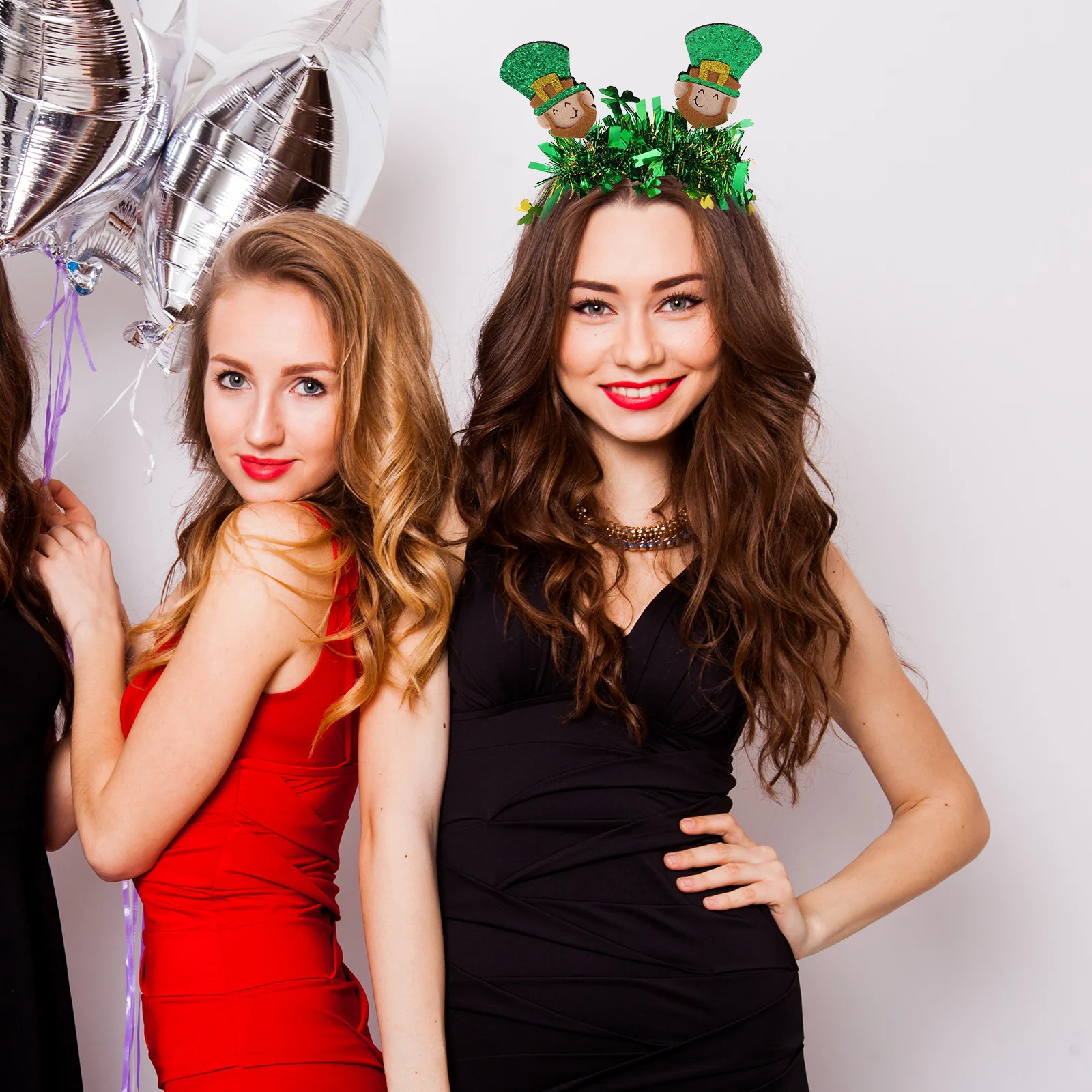 

St Patrick's Headband Unique Design Colorful Stripes Unisex Holiday Party Accessory Irish Celebration Headwear