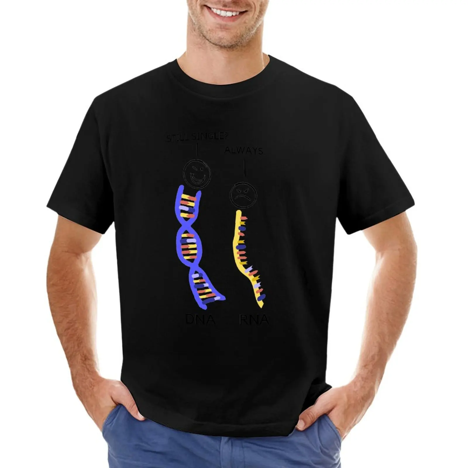 Genetics DNA And RNA Joke T-Shirt cute clothes graphic tee shirt mens plain t shirts