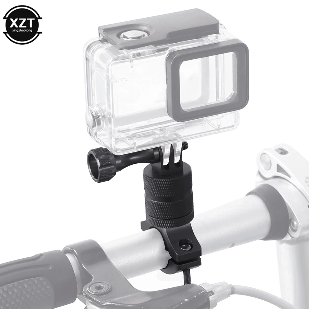 New 360° Bicycle Rotatable Bike Handlebar Mount Holder Adapter Bracket for GoPro Hero 10 9 8 7 5 sj6000 Go Pro Accessory