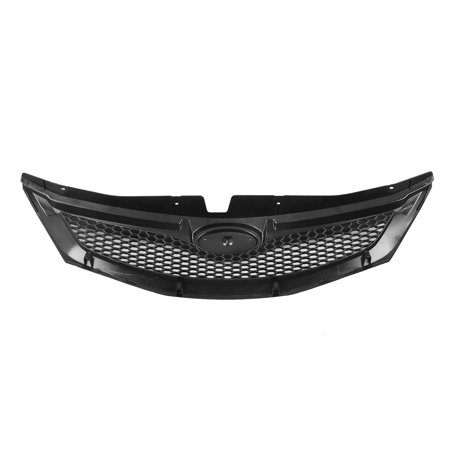 Front Grille Grill For Subaru Impreza 10TH WRX STi Hatchback 2008-11 Carbon Fiber Look/Gloss/Matte Black Upper Bumper Hood Mesh