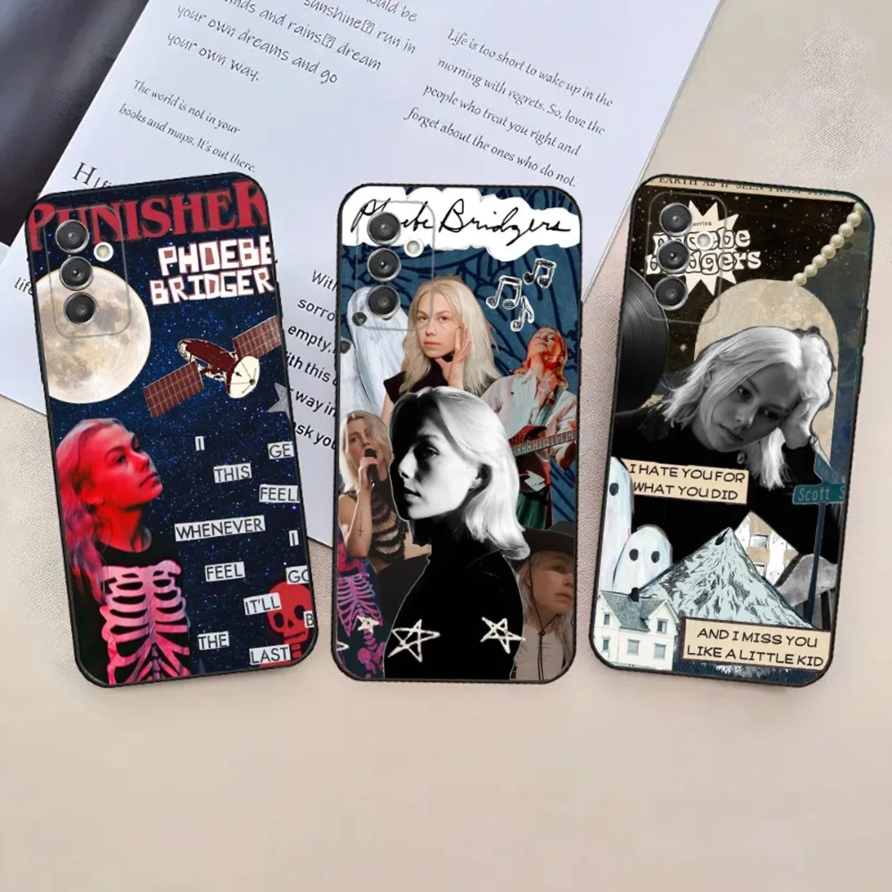 

Punisher Phoebe Bridgers Phone Case For Samsung Galaxy A20,A21s,A22,A31,A32,A52,A53,A72,73,A80,A91 Soft Black Phone Cover