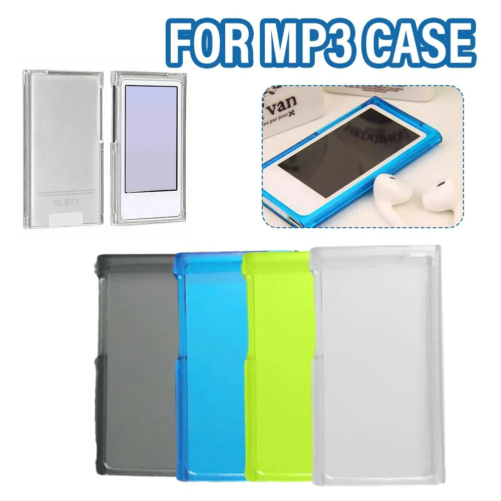 Suitable For Apple IPod Nano 7 Protective Case Nano 7 Solid Color PC Transparent Single Bottom Double-sided Hard Shell