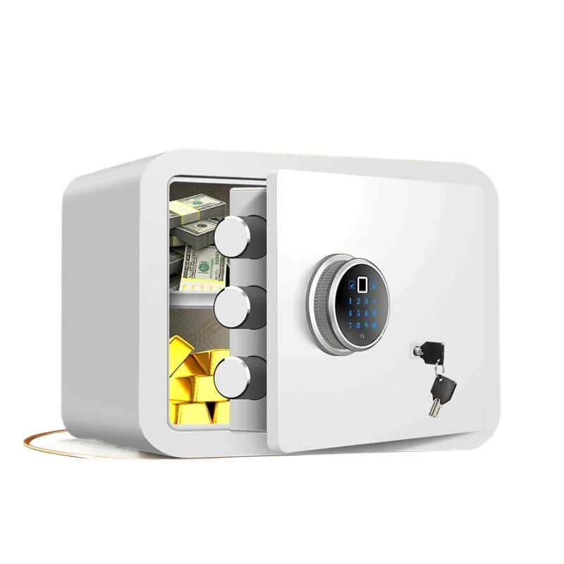 

Импортный бытовой сейф, небольшой пароль от от отпечатков пальцев, прикроватный цельнометаллический противоугонный сейф, профессиональный сейф