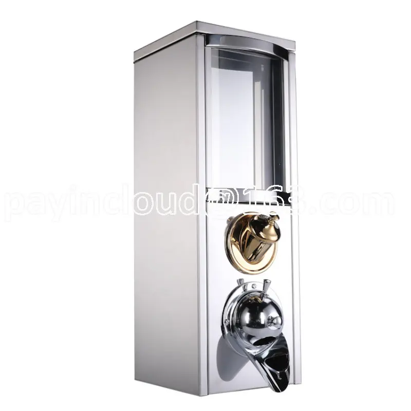 3kg/5kg/10kg Stainless Steel Silver Display Coffee Bean Silo Storage Coffee Bean Distribution Box