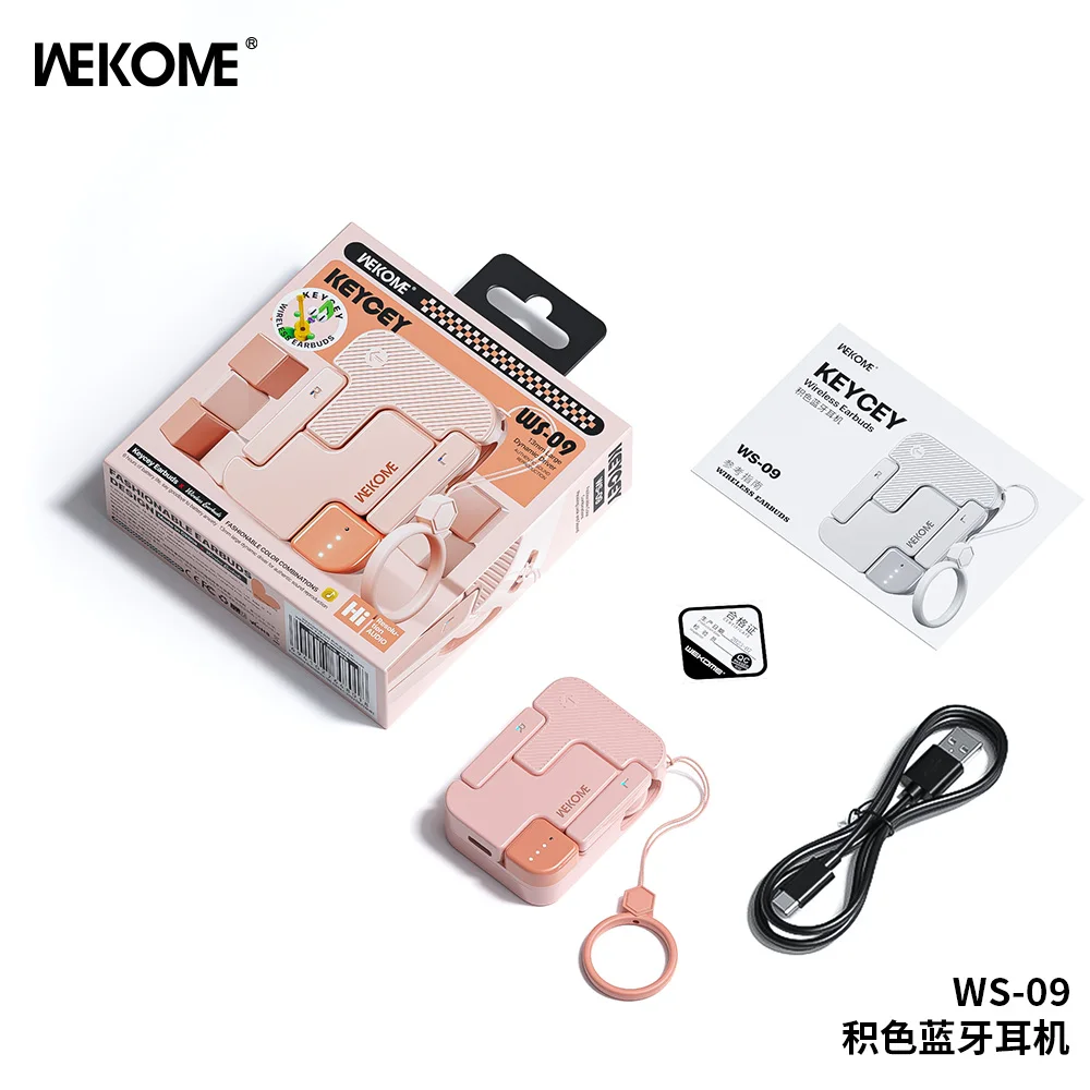 WEKOME Creative Gift: Colorful Bluetooth Earbuds, Macaron Color Wireless Earplugs, Music Call Phone TWS Earphones