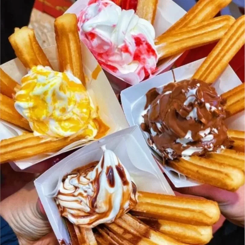 Churro Machine Churros Maker 30L Electric Spain Churro Machine Churros Filler Maker Latin Fruit Machine