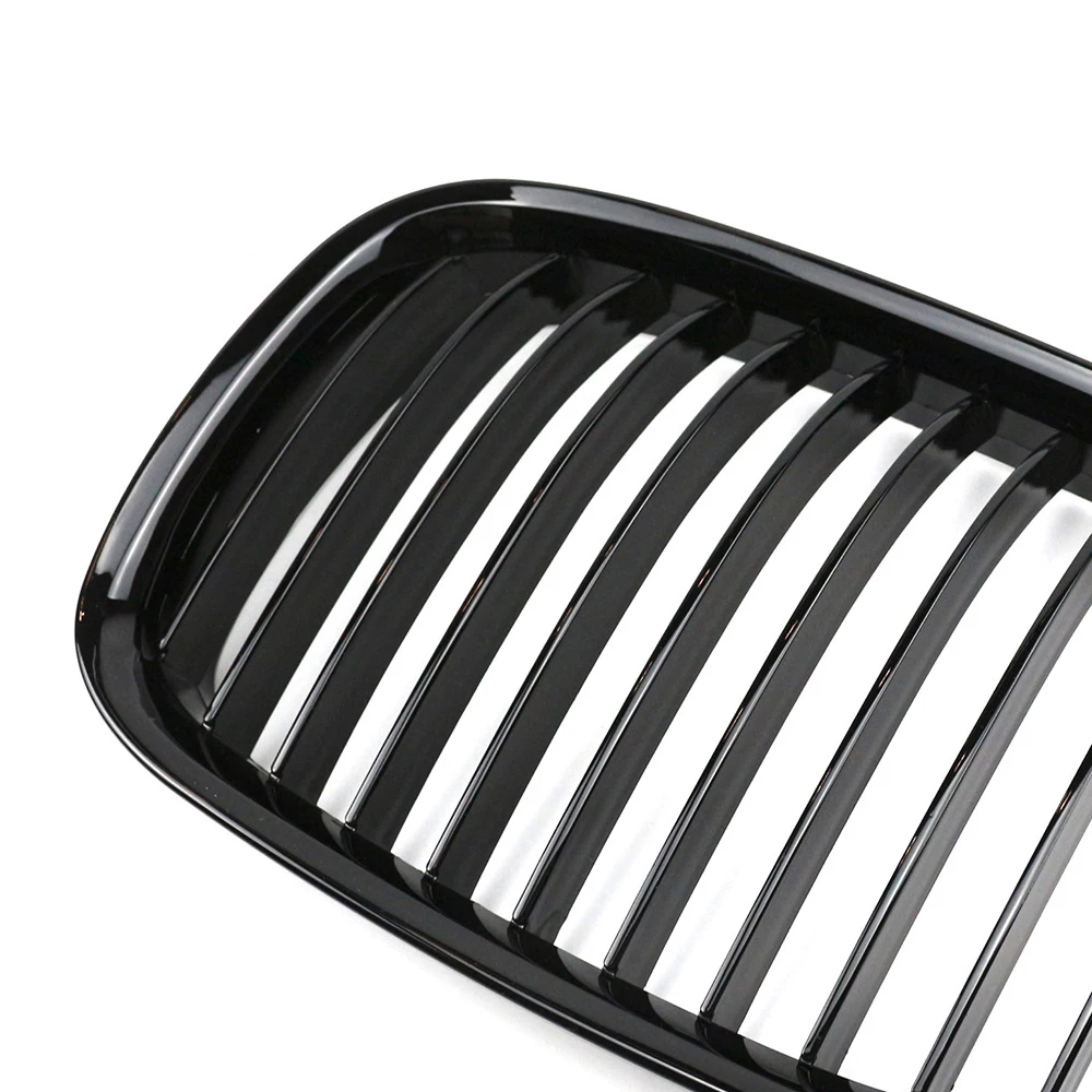 High Quality Racing Grills Front Kidney Grille Grill1 Slats Singel Line For BMW F01 F02 F03 F04 740i 750i 7 Series 2009-2015