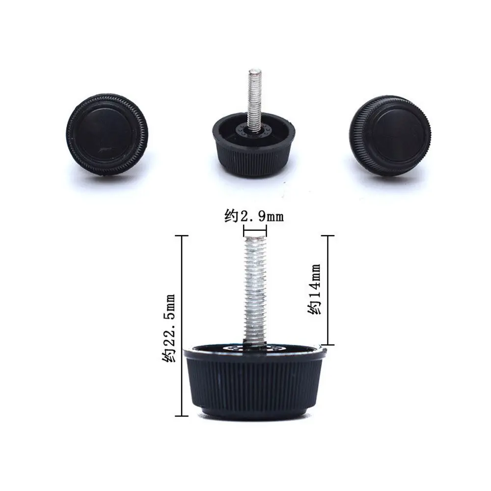 Pesca Colorful Spare Screws Nuts Golden/Sliver Color Rocker Screw Fishing Reel Screw Spinning Reel Nuts Fishing Handle Screw