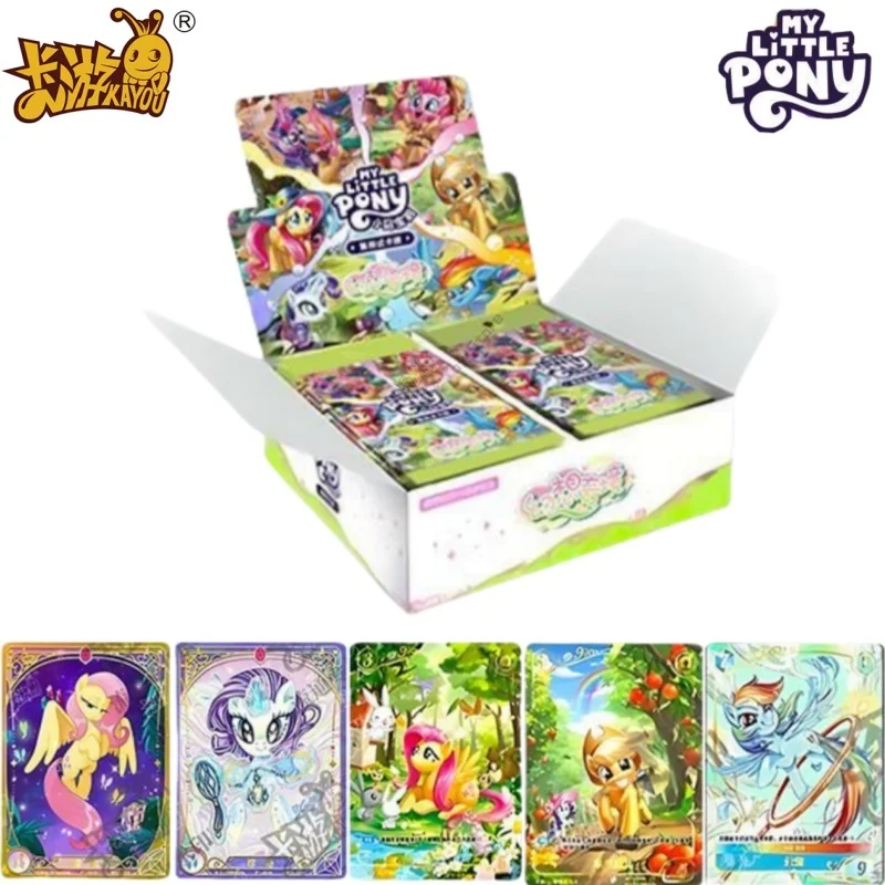 

New KAYOU Genuine My Little Pony Card Fantasy Wonderland Set Exchange Card Animation Collection of Toys Gifts Original Box