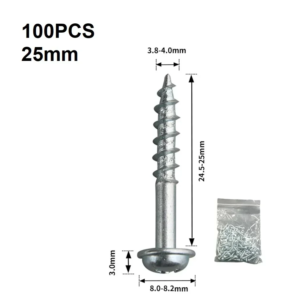Coarse Thread Screws Pocket Hole Screws 38mm Bolt Fastener Strong Joint Creation Zinc Coating Case-Hardened Steel