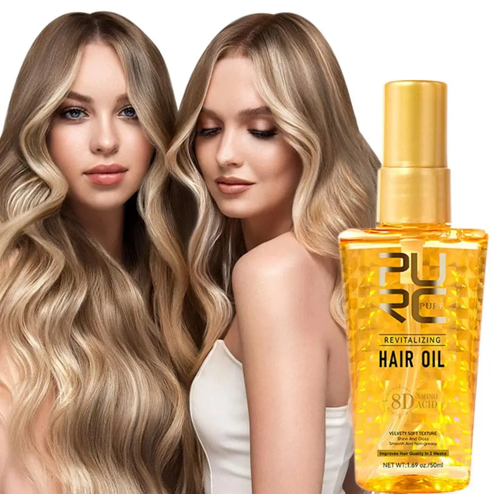 زيت الشعر الأحماض الأمينية الطبيعية العناية بالشعر جوهر رذاذ تحسين إصلاح الشعر تزايد الشعر مجعد السلس زيت مصل جاف F0I1