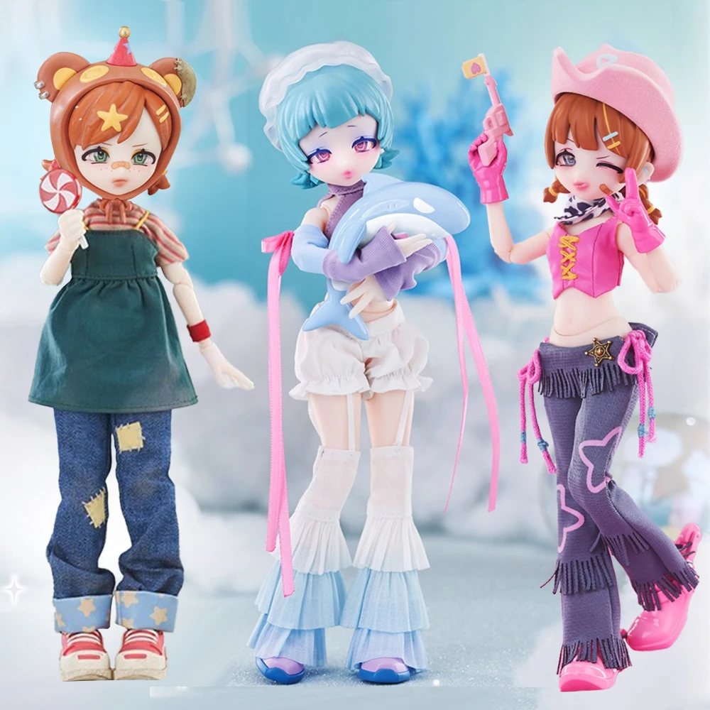 

Eve Lynna Dream Park Movable Bjd Doll lucky Blind Box Trendy toys Change Clothes Anime Figure Surprise Holiday Gift ornaments