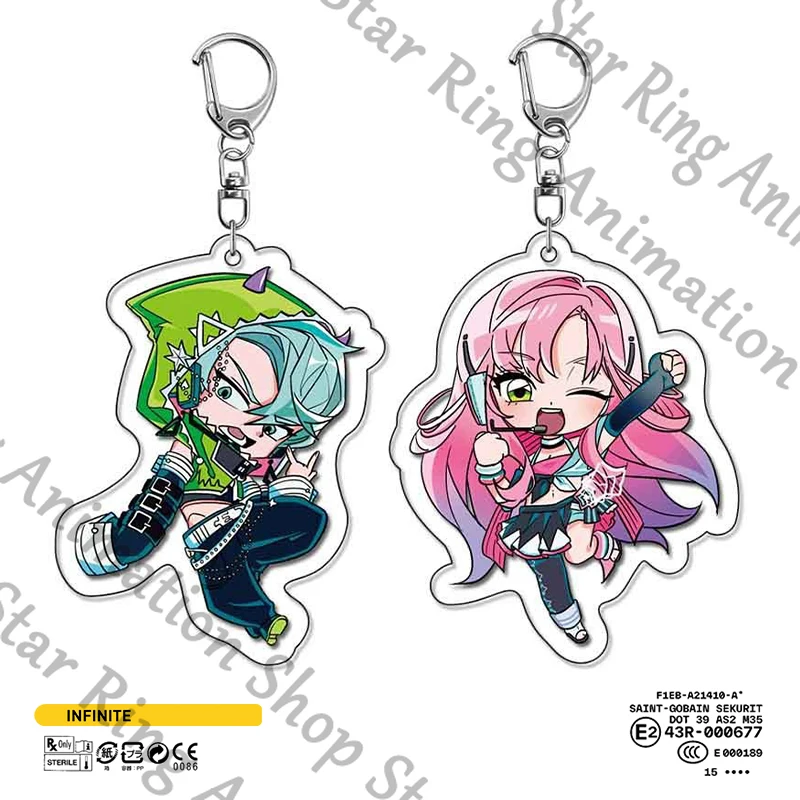 

Alien Stage Mizi Sua Till Ivan Hyuna Luka Anime Acrylic Bag Pendant Keyring Keychain Cospaly Cartoon Gift Backpack Decorate