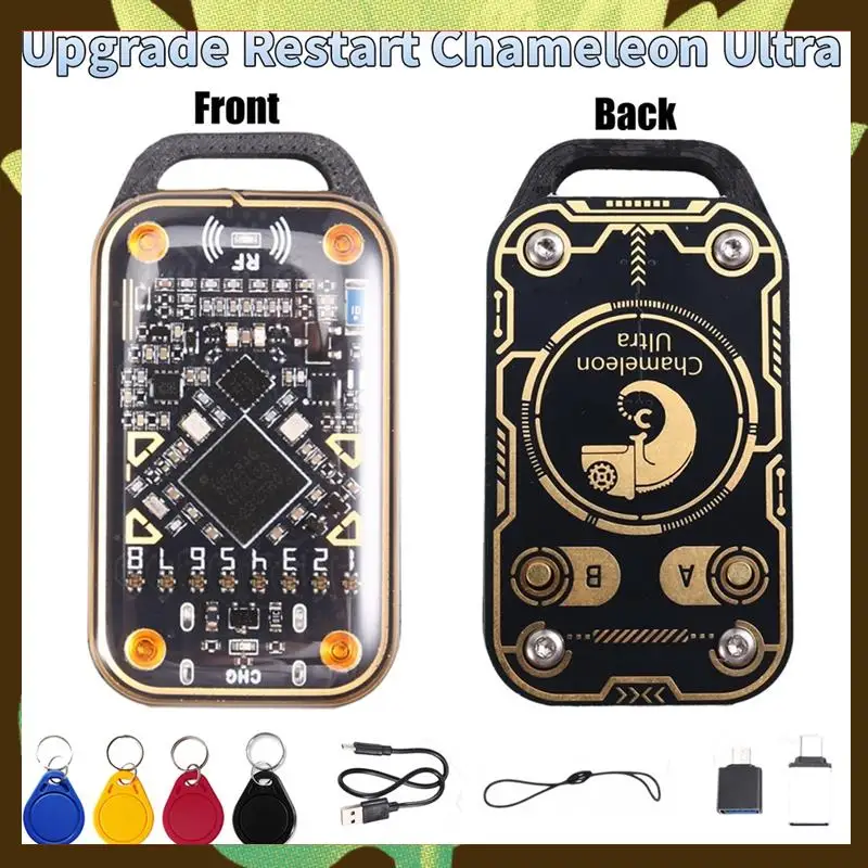 

Upgrade Chameleon Ultra Smart Card Emulator+4XUID Keychain RFID Smart Chip 125K 13.56M Card Decode NFC Duplicator-[Y03A]