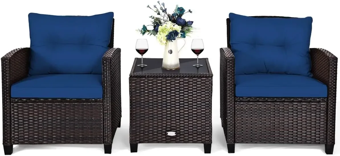 

3 PCS Patio Furniture Set