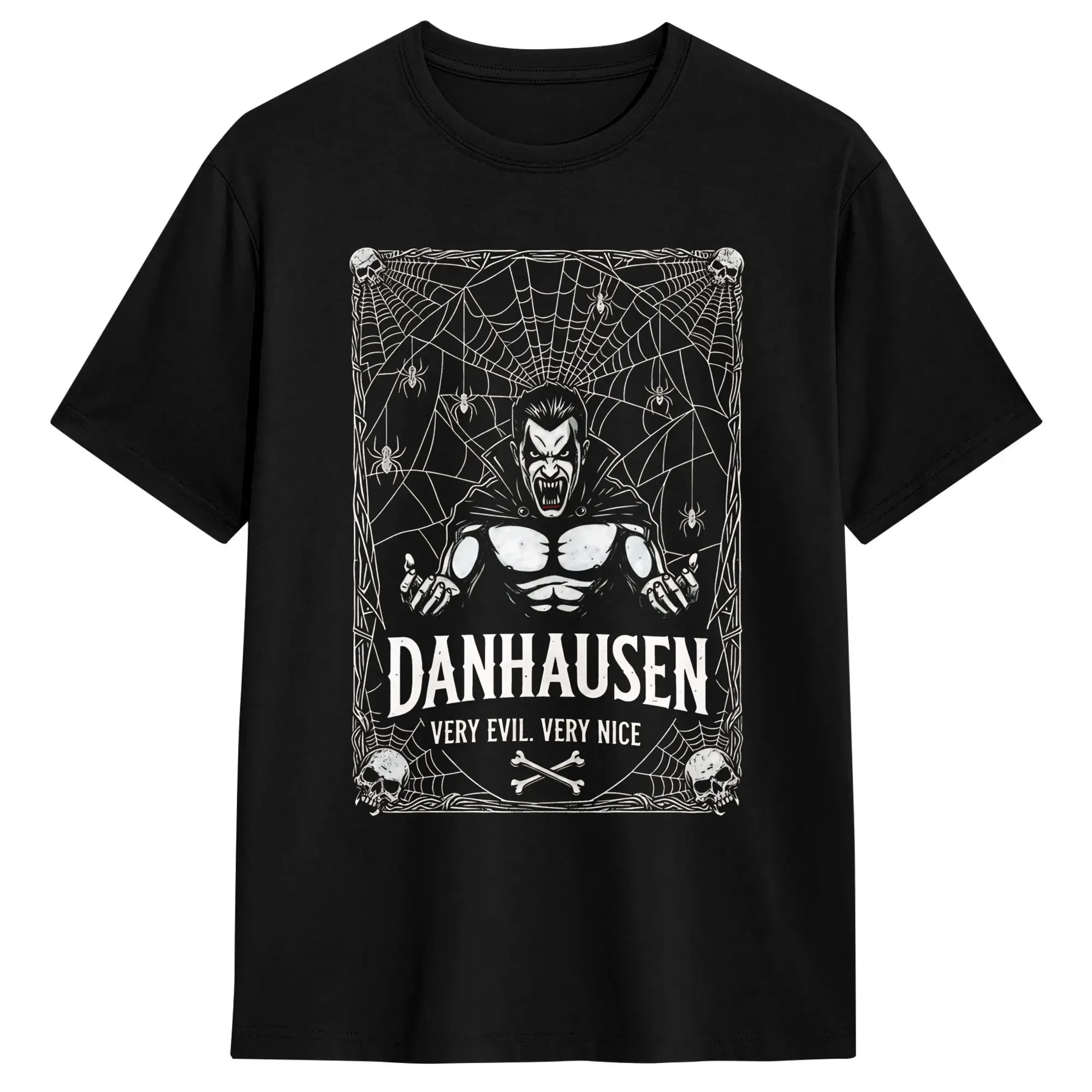 Danhausen Wrestling Retro Style Men T Shirt  Casual Tees Short Sleeve Round Neck T-Shirts Cotton Graphic Printed Clothing