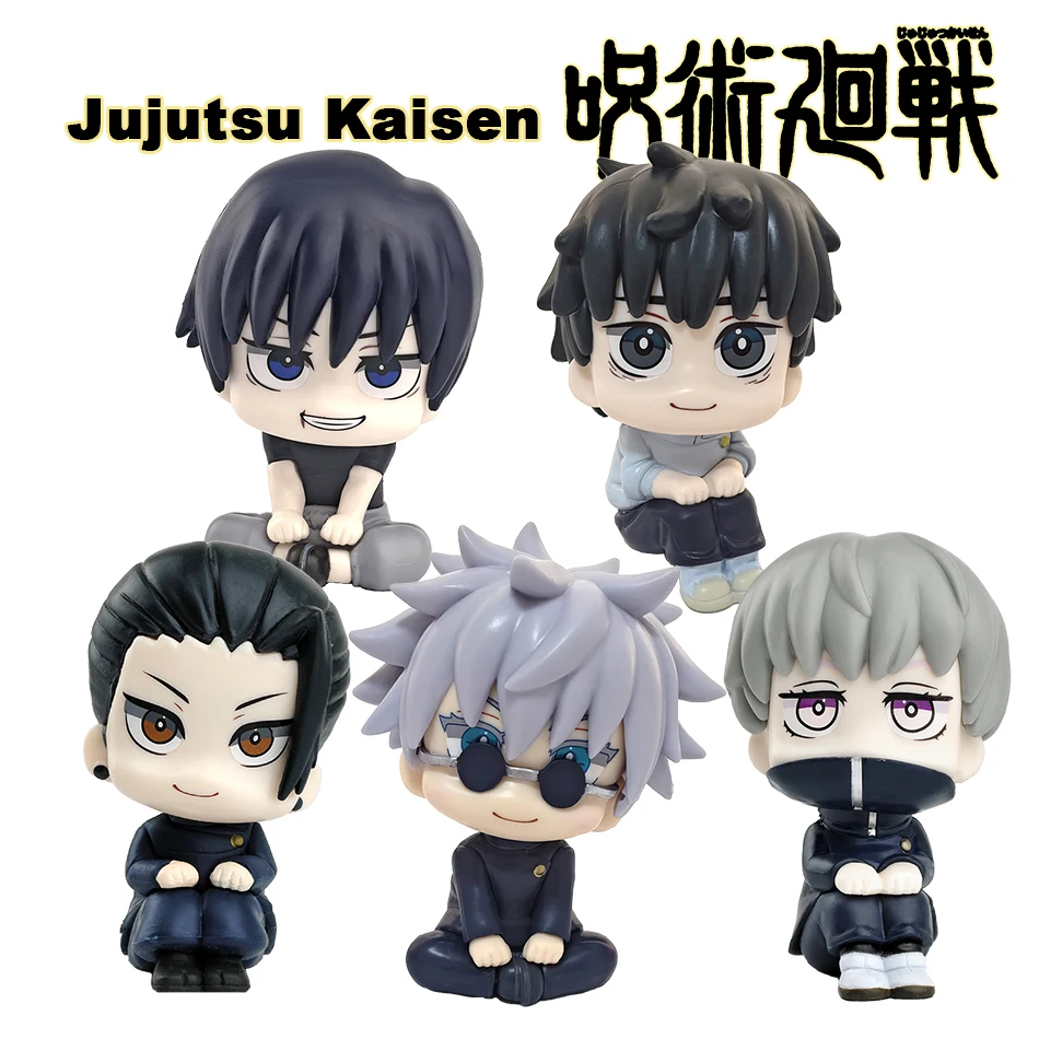 

Jujutsu Kaisen Anime Figures Gojo Satoru Figure Geto Suguru Q Version Dolls Fushiguro Toji Okkotsu Yuta Inumaki Toge Toys Gifts