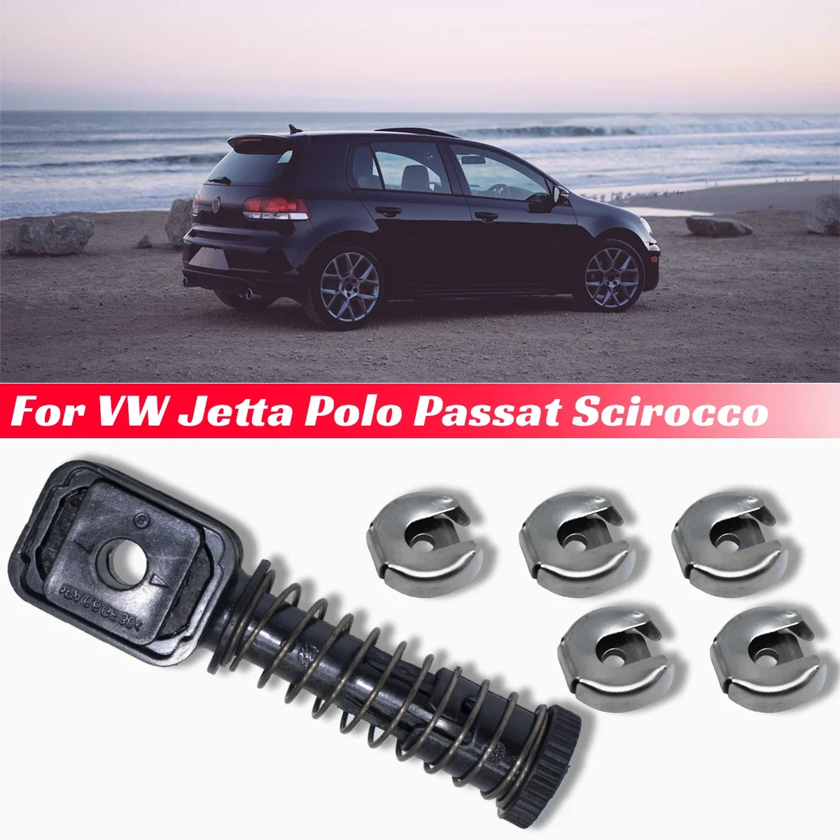 

For VW Jetta Polo Passat Scirocco Shifter Cable End Bowden Catch Gear Selector Shaft Catch Clip Change Lever Spare Parts Manual