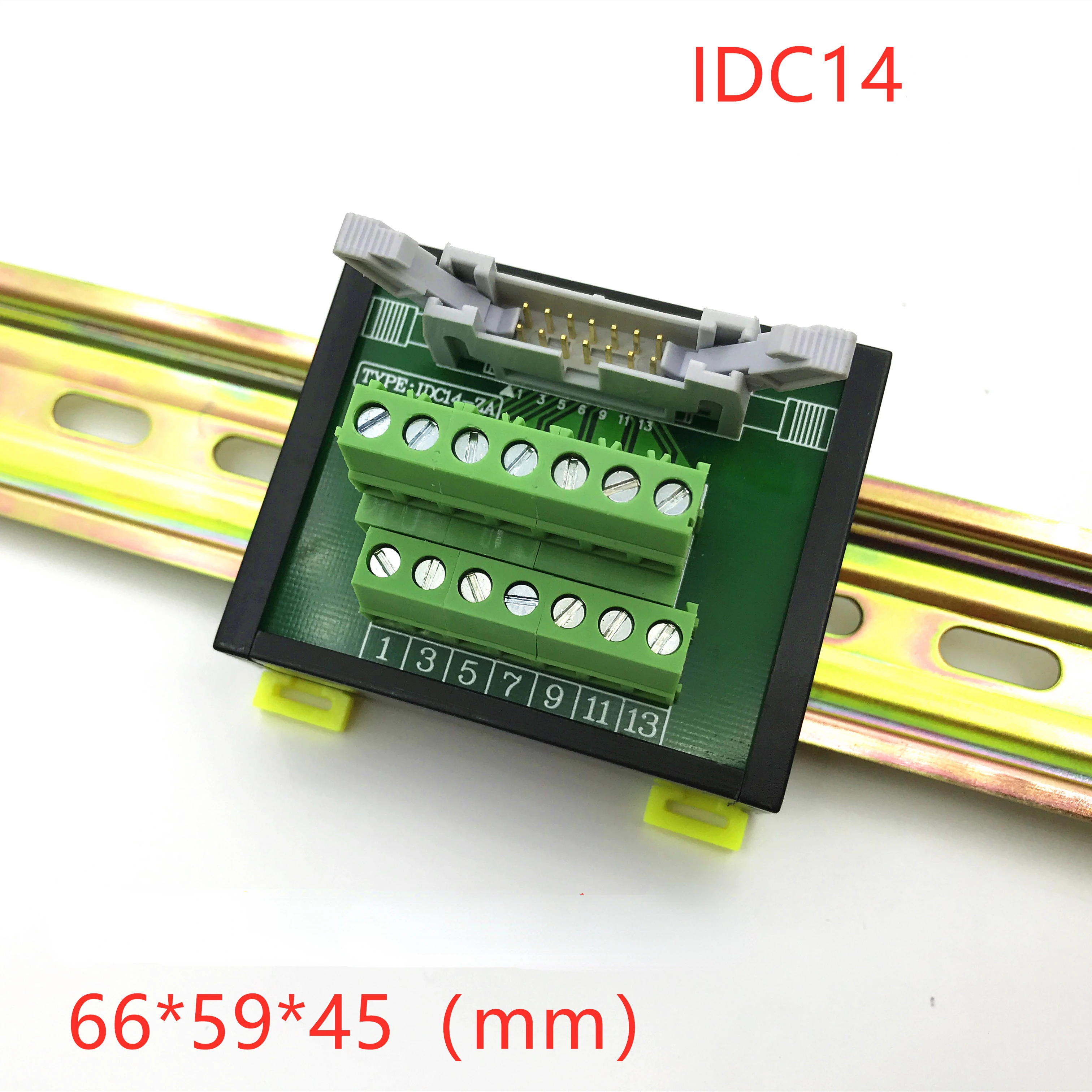 IDC14-ZA Relay terminal PLC transposition board transposition board ox horn relay terminal acquisition card