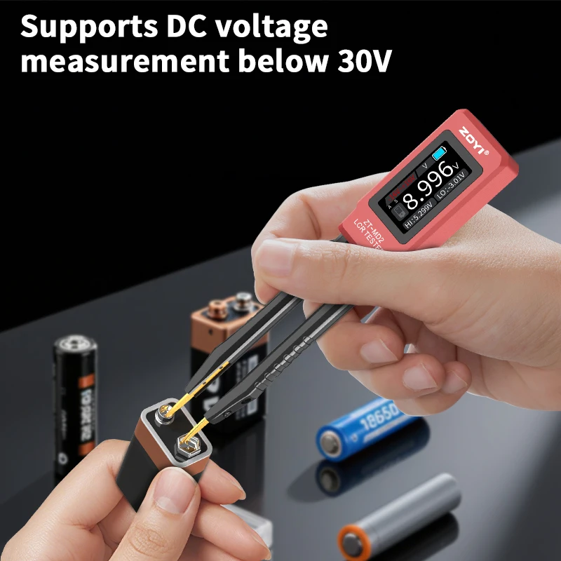 ZOYI New ZT-MD2 جسر ملاقط LCR عالي الدقة، التعرف التلقائي للجهد، المقاومة، الحث، السعة، والحرة