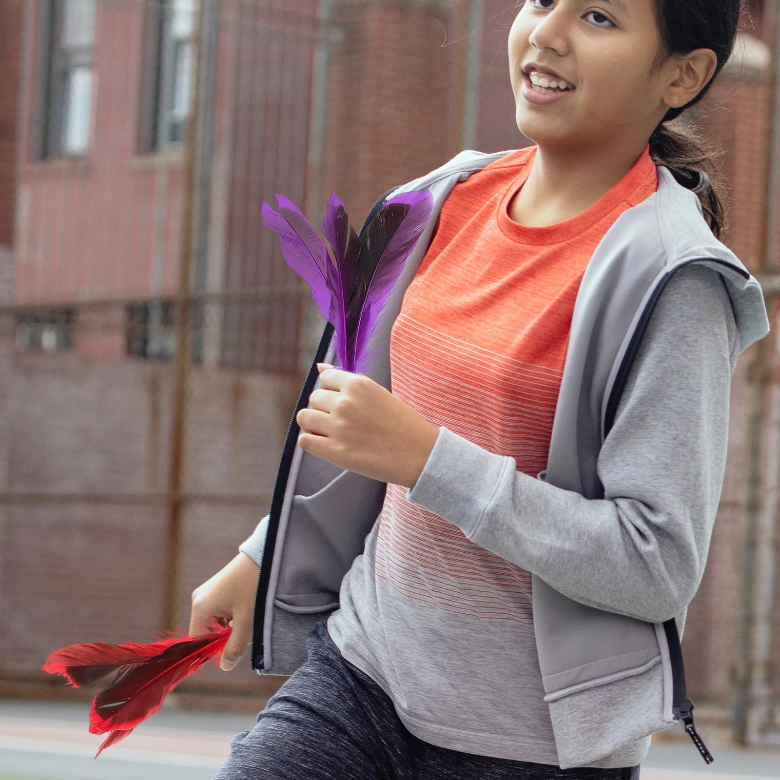 

10Pcs Colorful Badminton Shuttlecocks Fun Wear-Resistant Outdoor Game Accessories for Coordination Badminton Shuttlecocks