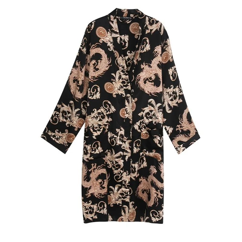 Men's 19 Momme Heavyweight Silk Robe for Spring and Summer - 100% Mulberry Silk, Cool-feel Loungewear Bathrobe/Morning Robe