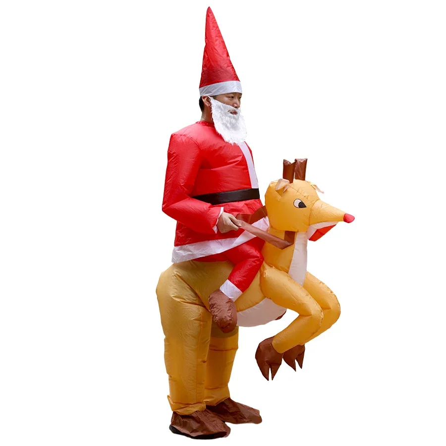 Weihnachten aufblasbare Kostümparty und Rollenspiele, lustige aufblasbare Party-Cosplay-Kostüme