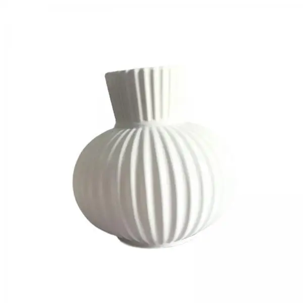 Flower Vase Decor Sleek Plastic Mini Vase Tabletop Ornament Modern Centerpieces for Home Office Living Room