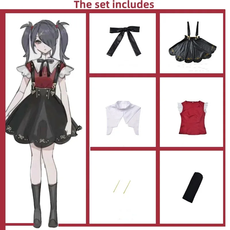 تتطلب ألعاب الرسوم المتحركة أزياء KANGL and Abyss التأثيرية المفرطة للفتيات زي JK أزياء تنكرية لحفلات الهالوين